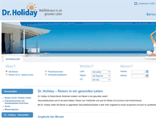 Tablet Screenshot of dr-holiday.de